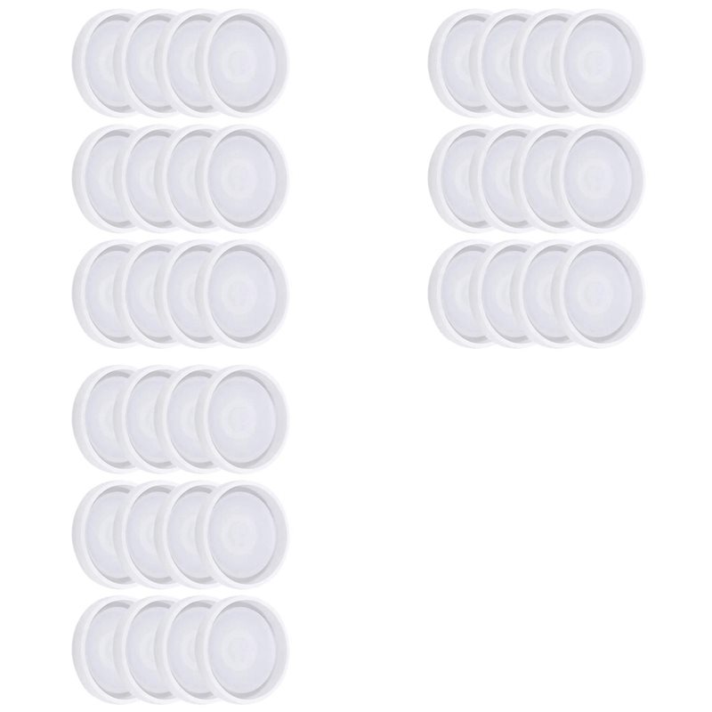 Coaster Mold Round - 75STO-36 Pack DIY Round Silicone Coaster