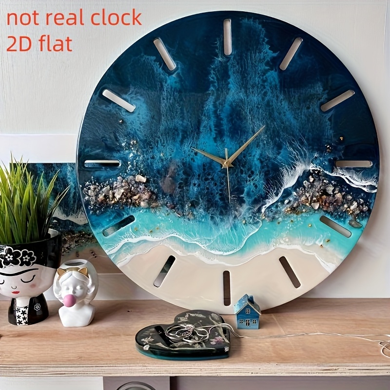 Serving Tray Mold - DIY clock molds, large clock resin
