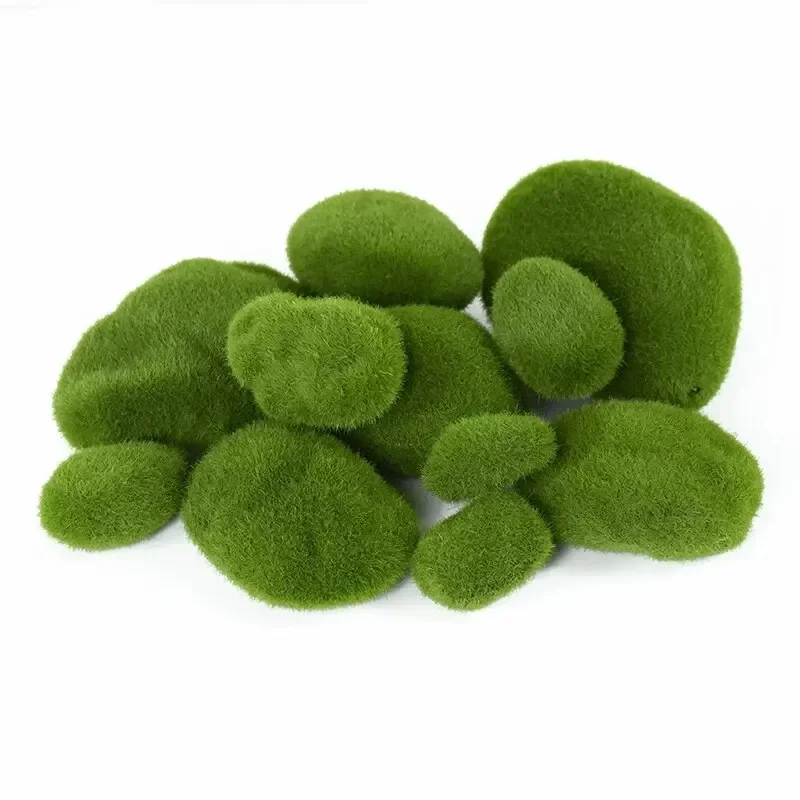 10Pcs Simulation Moss Stone Ar - Terrarium Moss Art review and price