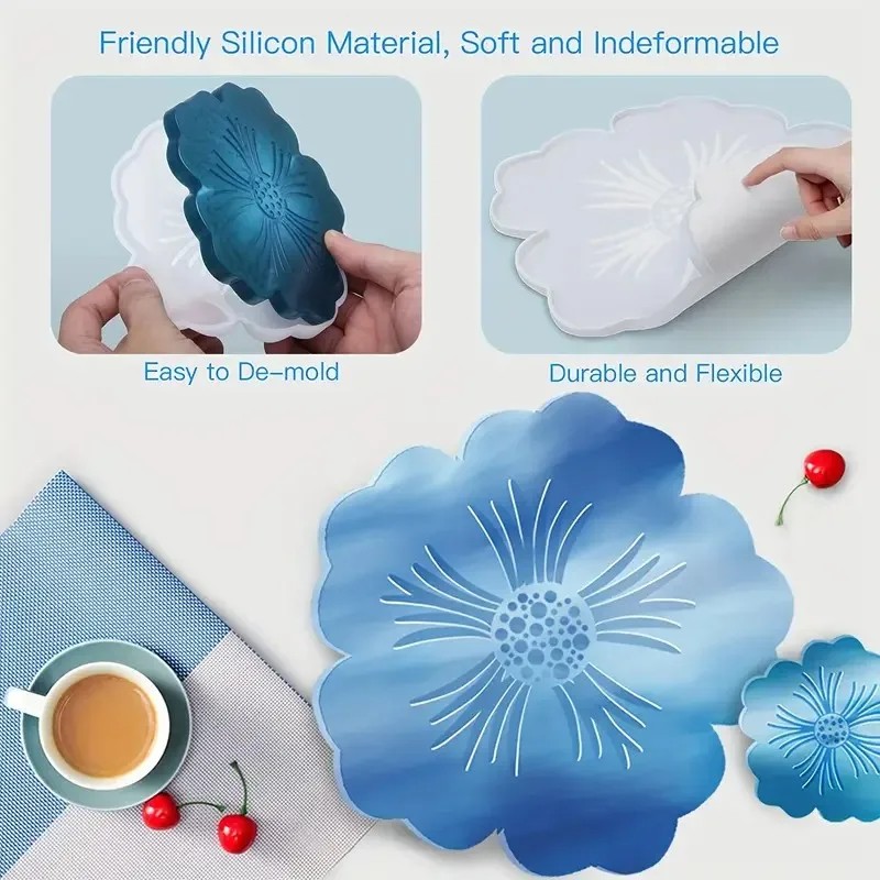 diy sakura shaped silicone res - Geode Mold Silicone review and price