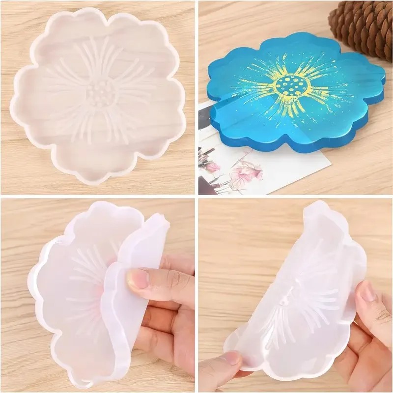 diy sakura shaped silicone res - Geode Mold Silicone review and price
