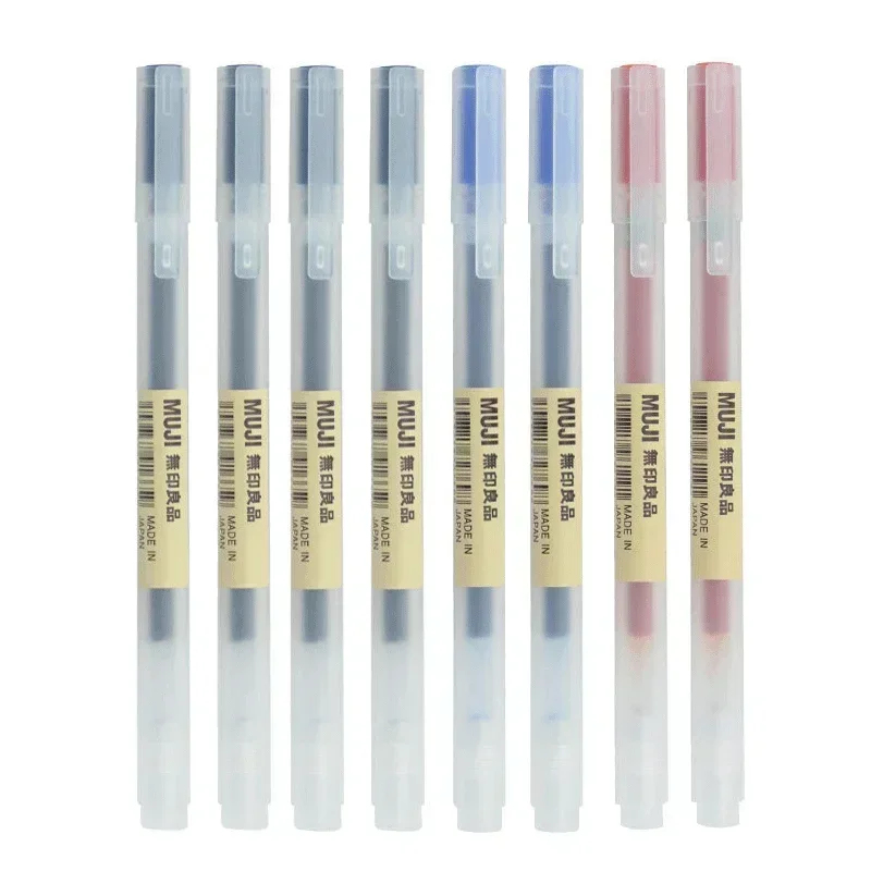 6/8Pcs/Set MUJIs Gel Pen Black - Muji Stationery Gel Pen review and price