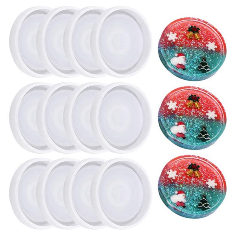 75STO-36 Pack DIY Round Silico - Coaster Mold Round review and price
