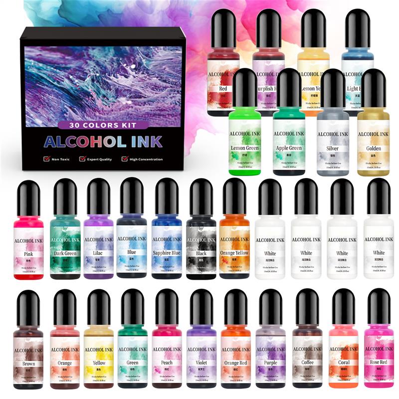 1 Set Art Ink Alcohol Epoxy Re - Resin Dye Alcohol review and price