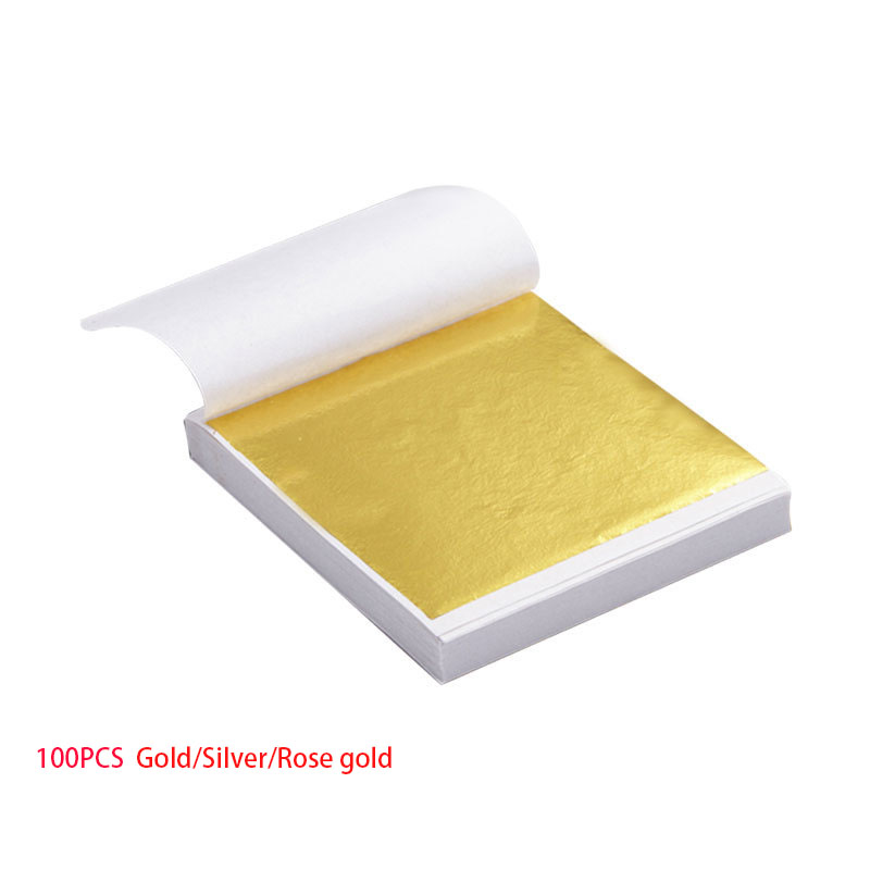 100pcs  Art Craft Design Paper - Gold Foil Flakes review and price