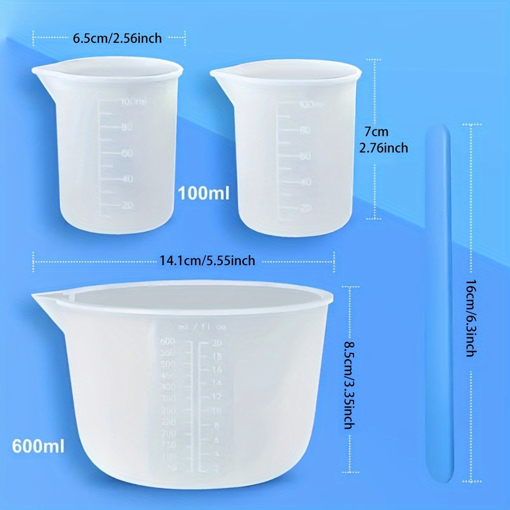 Silicone Measuring Cups, Resin - Mixing Cup Silicone review and price