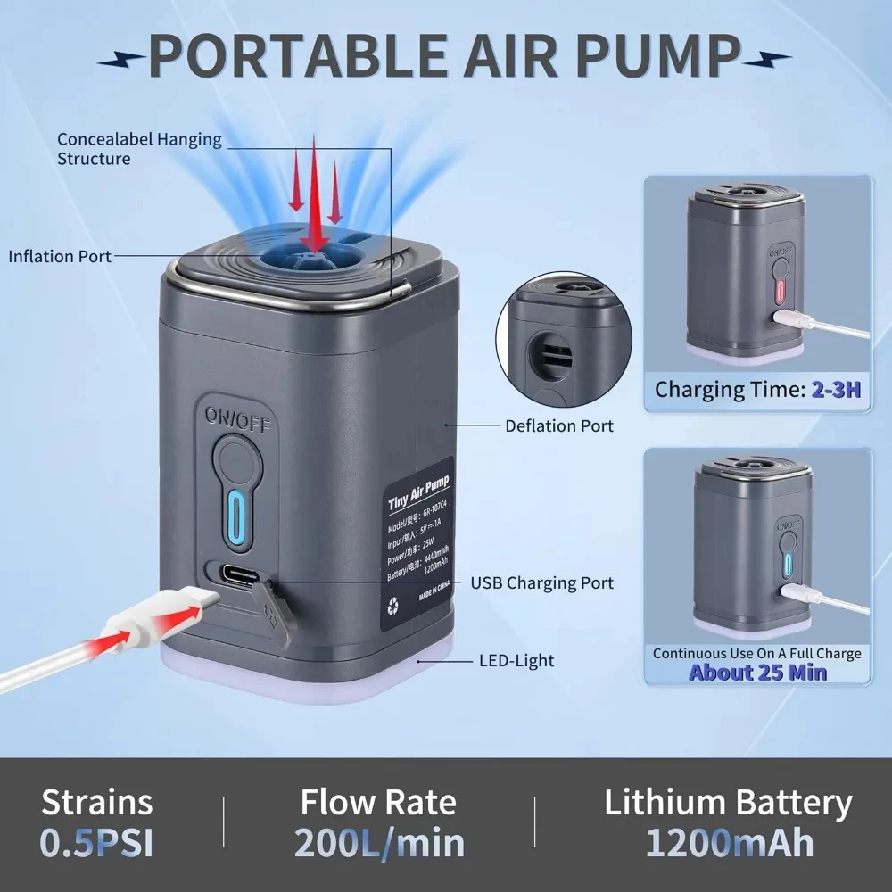 Mini Portable Air Pump with 13 - Vacuum Chamber Small review and price