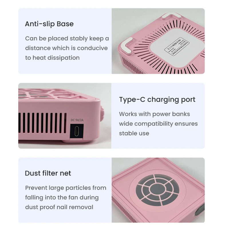 Rechargeable Nail Dust Collect - Vacuum Chamber Small review and price