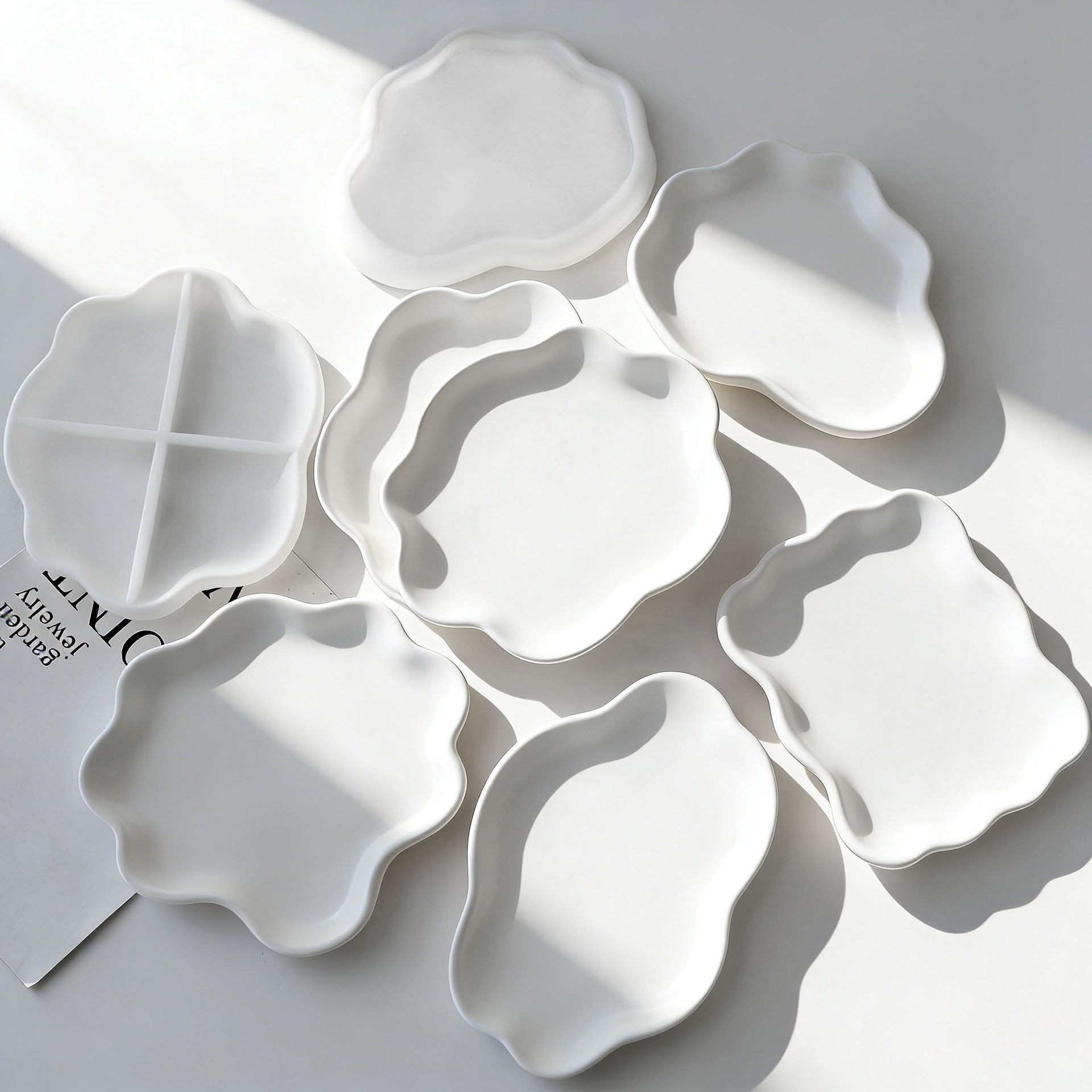 DIY Geometric Wave Plaster Coa - Serving Tray Mold review and price