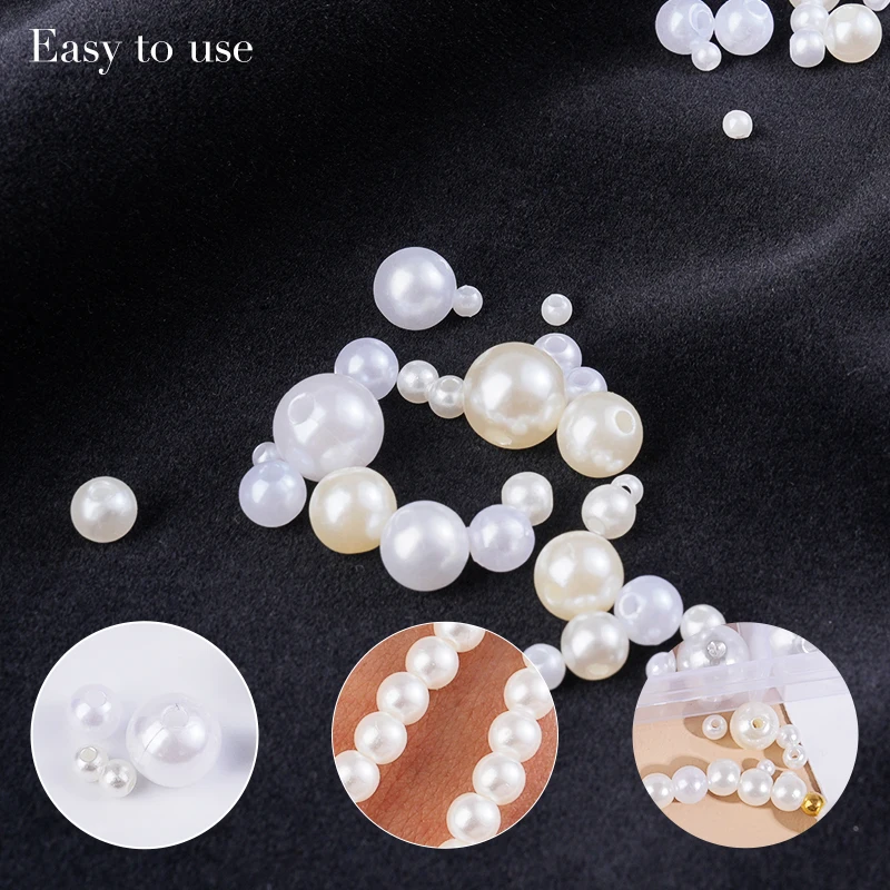 800pcs Artificial Faux Pearl R - Crafting Resin review and price