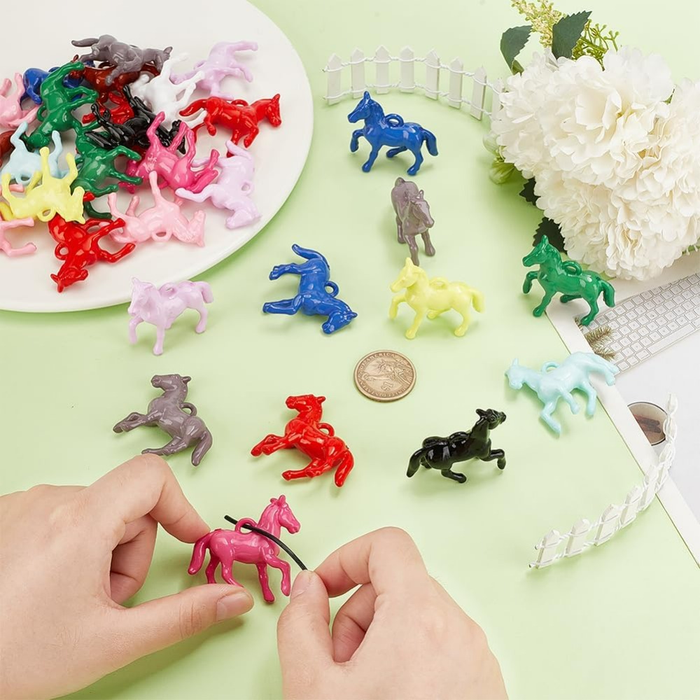 48pcs Opaque Acrylic Pendants  - Crafting Resin review and price