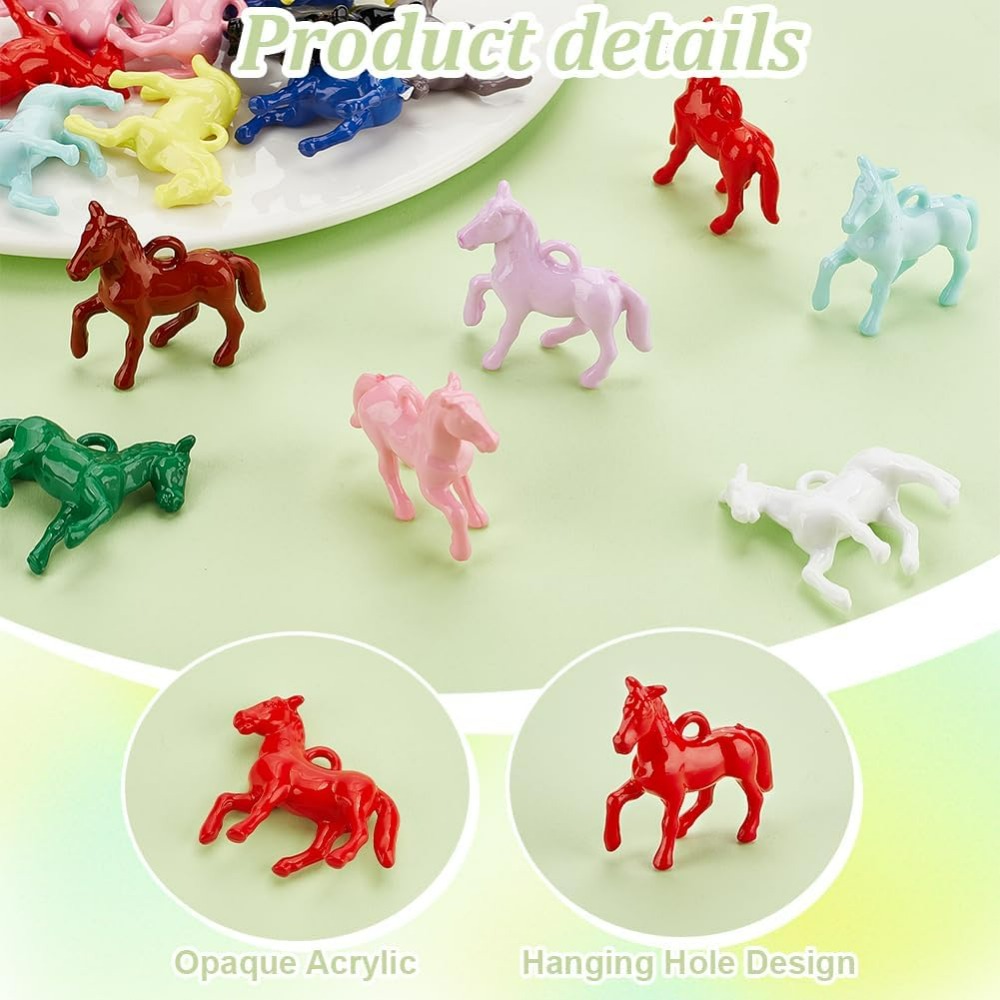 48pcs Opaque Acrylic Pendants  - Crafting Resin review and price