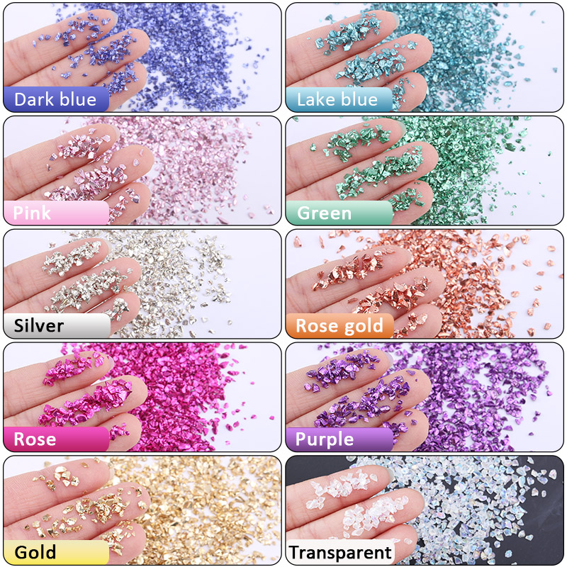 Epoxy Resin Colorful Metallic  - Gold Foil Flakes review and price