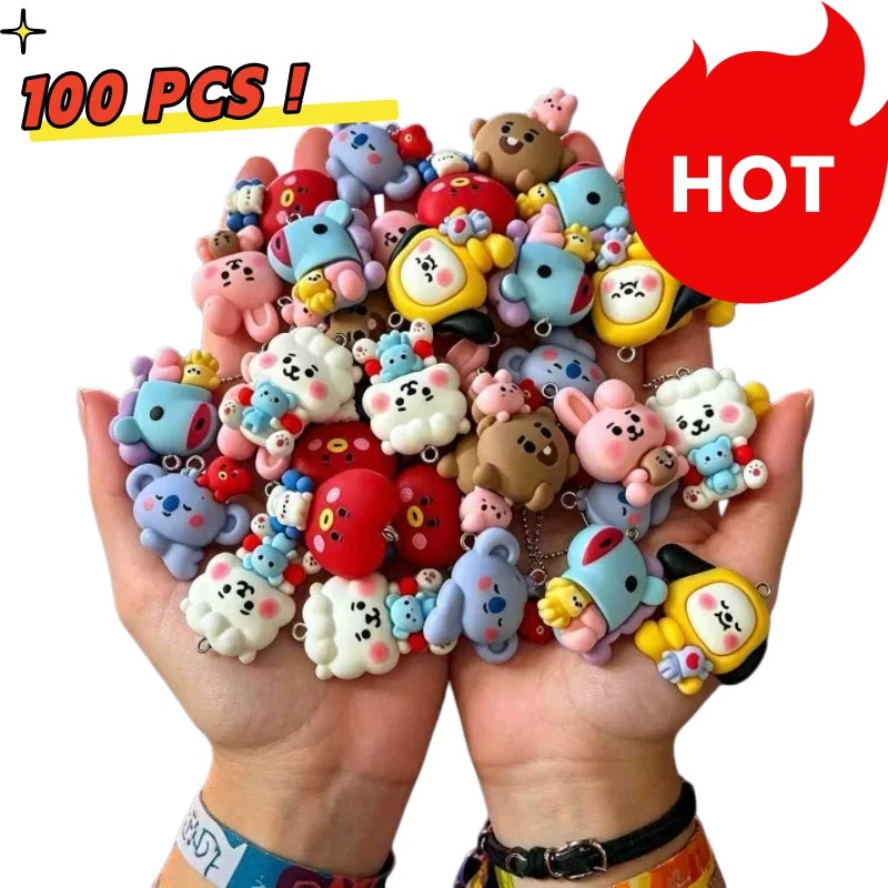 7pcs BT21 Resin Cartoon Charm  - Crafting Resin review and price