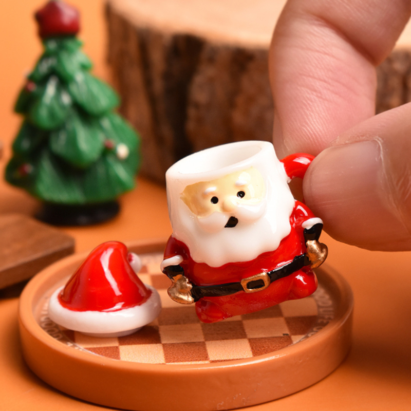 Mini Santa Teacup Ornament - R - Crafting Resin review and price