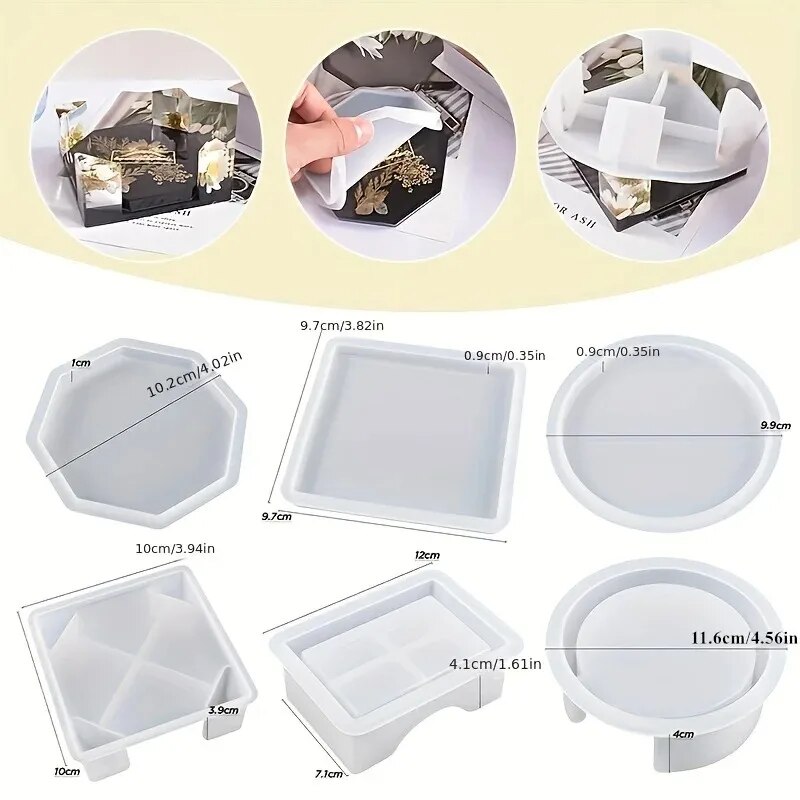 Coaster Resin Molds Set Includ - Mixing Cup Silicone review and price