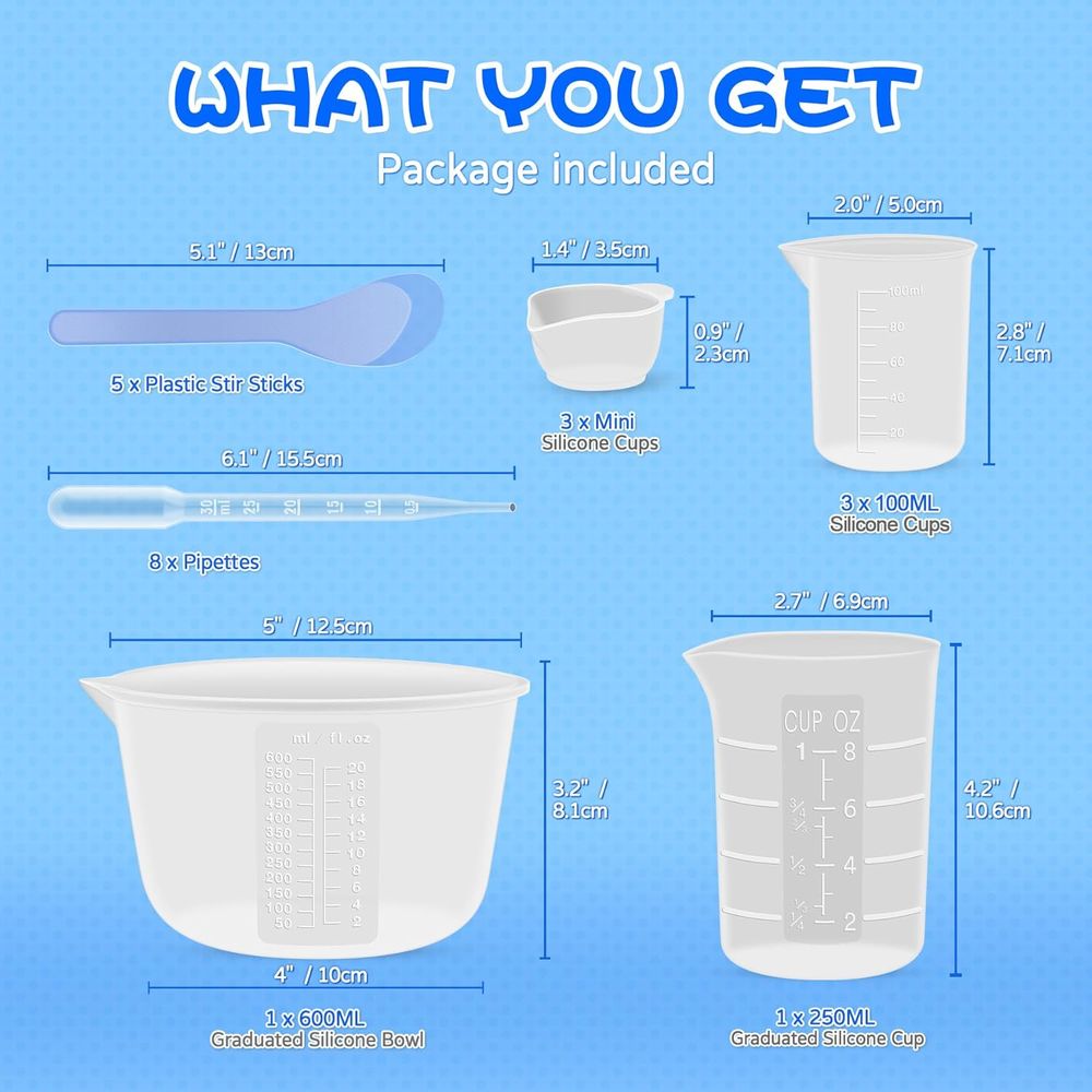 Silicone Resin Mixing Measurin - Mixing Cup Silicone review and price