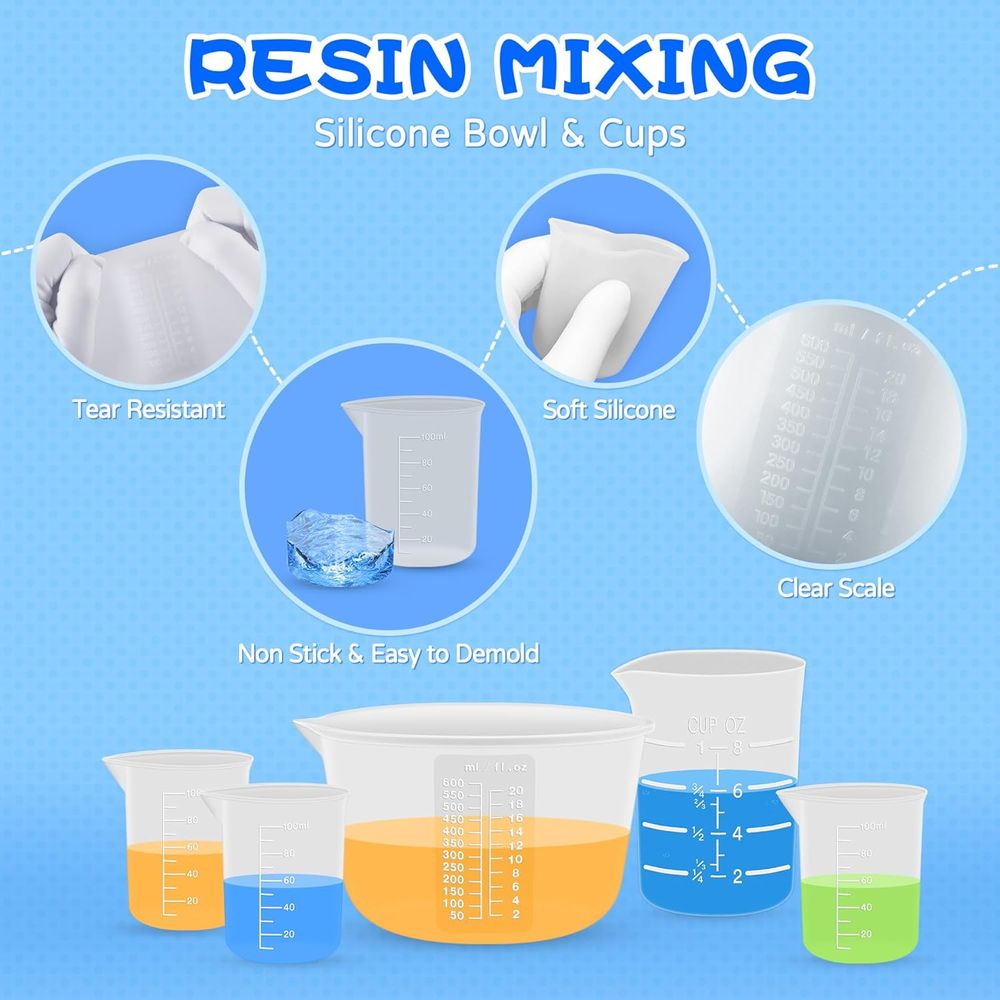 Silicone Resin Mixing Measurin - Mixing Cup Silicone review and price