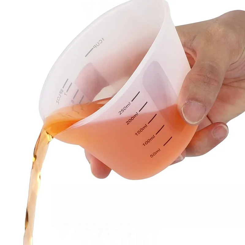 1pc Creative Simple 500ml /250 - Mixing Cup Silicone review and price