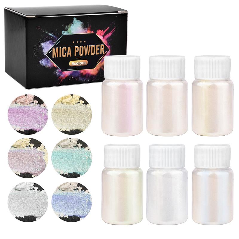 6 Pcs-Set Epoxy Resin Dye Mica - Resin Pigment Set review and price